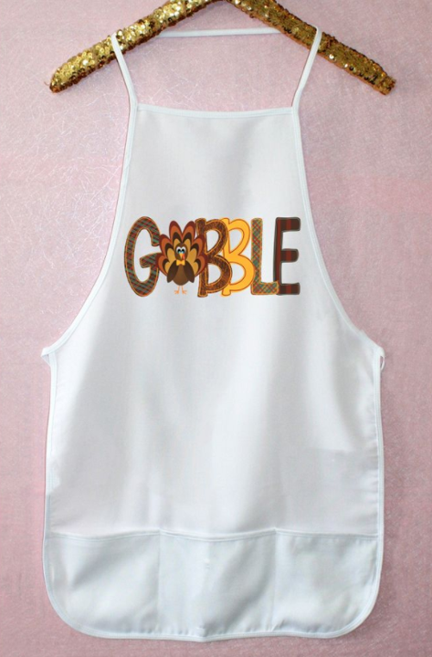 Gobble Thanksgiving Apron