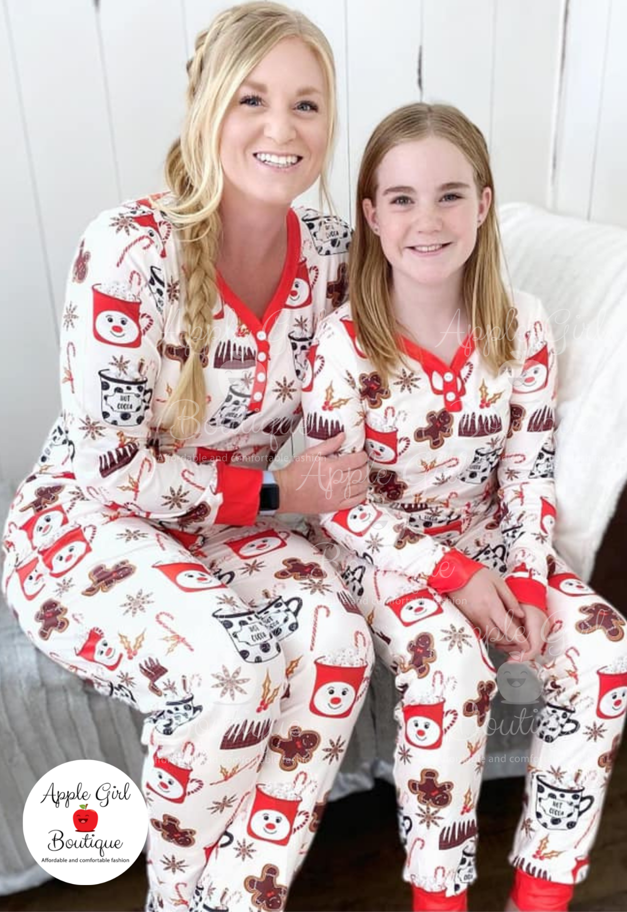 Hot Cocoa & Cookies - Women's Pajamas – Apple Girl Boutique