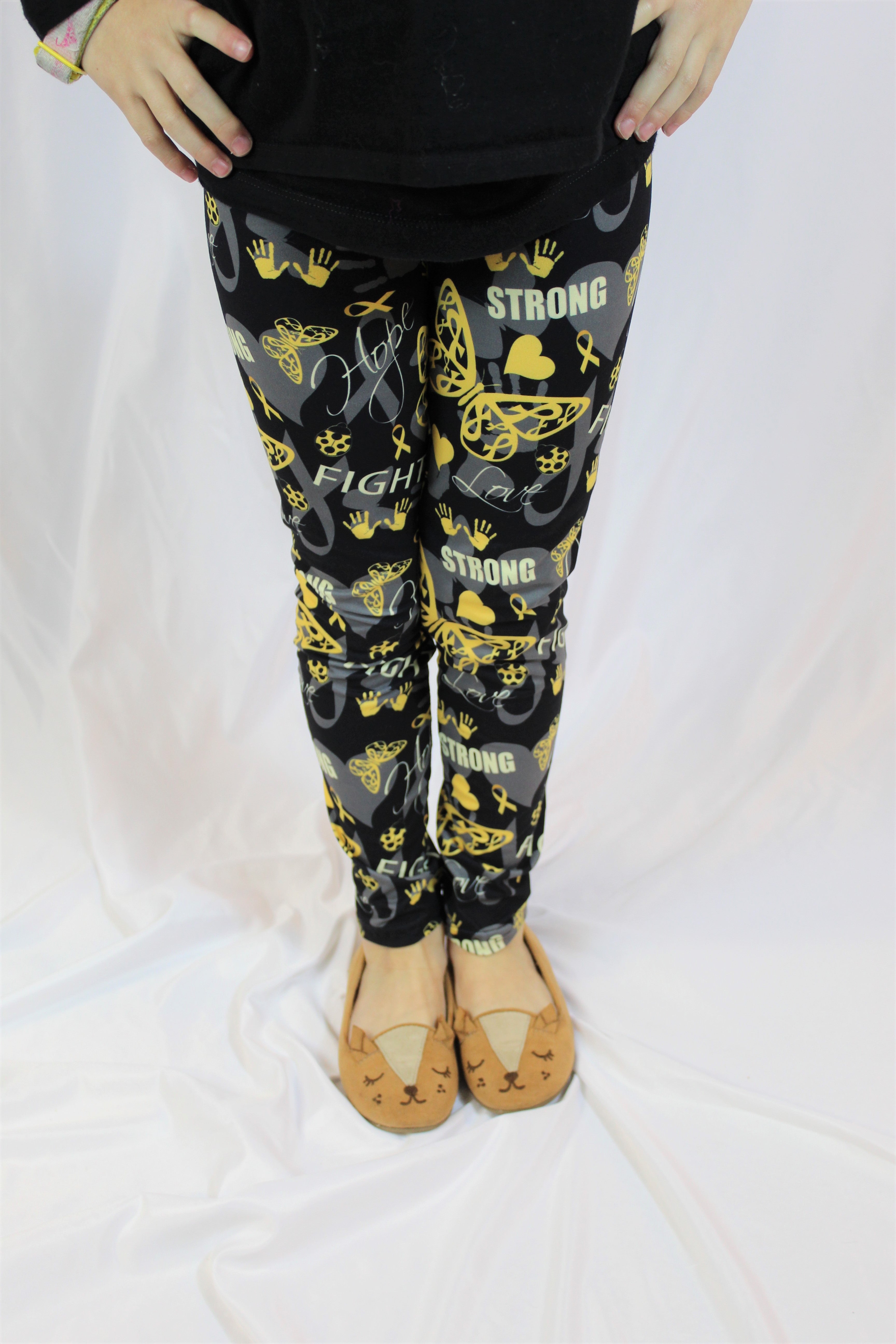 Flying Towards a Cure - Girls Leggings