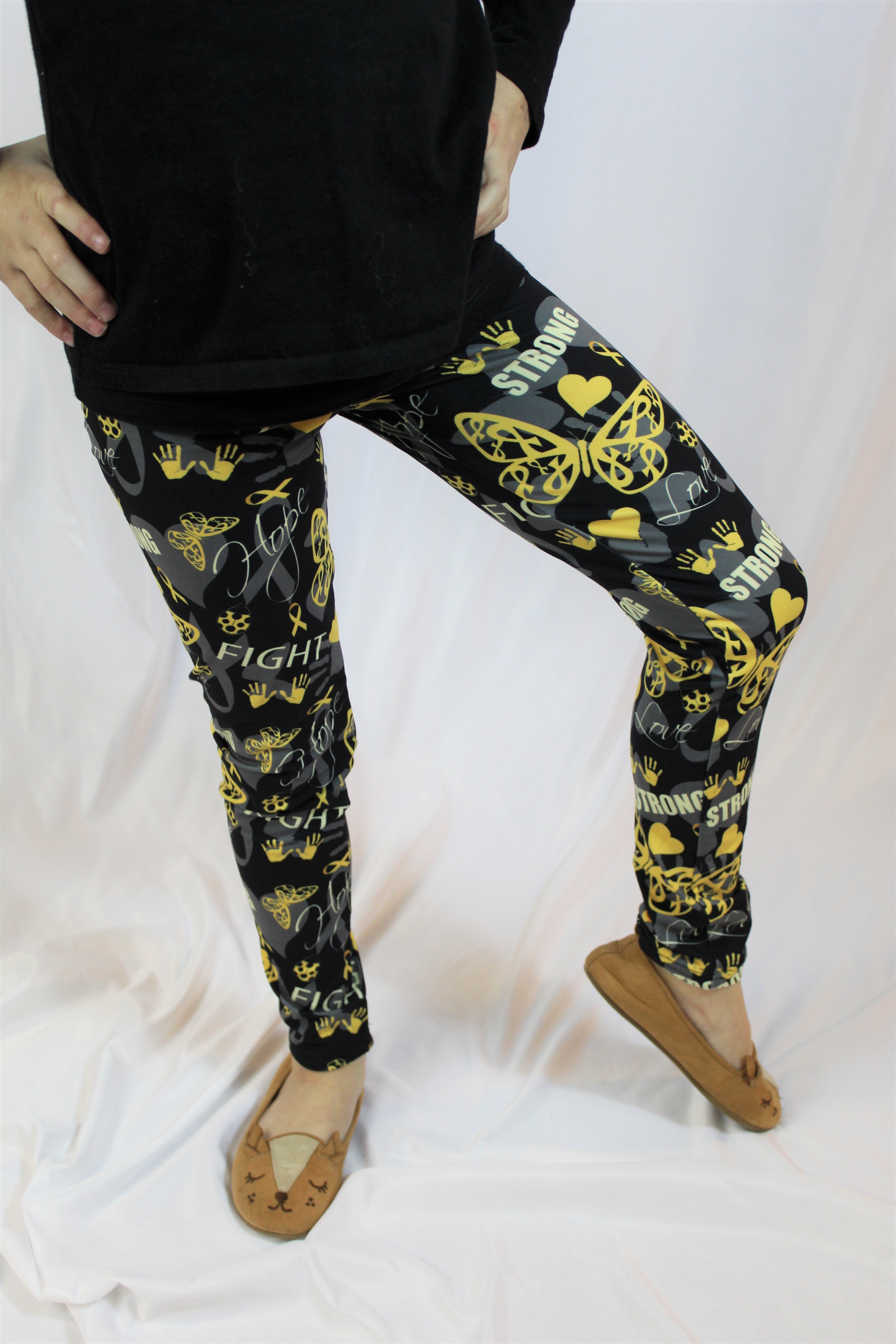 Flying Towards a Cure - Girls Leggings