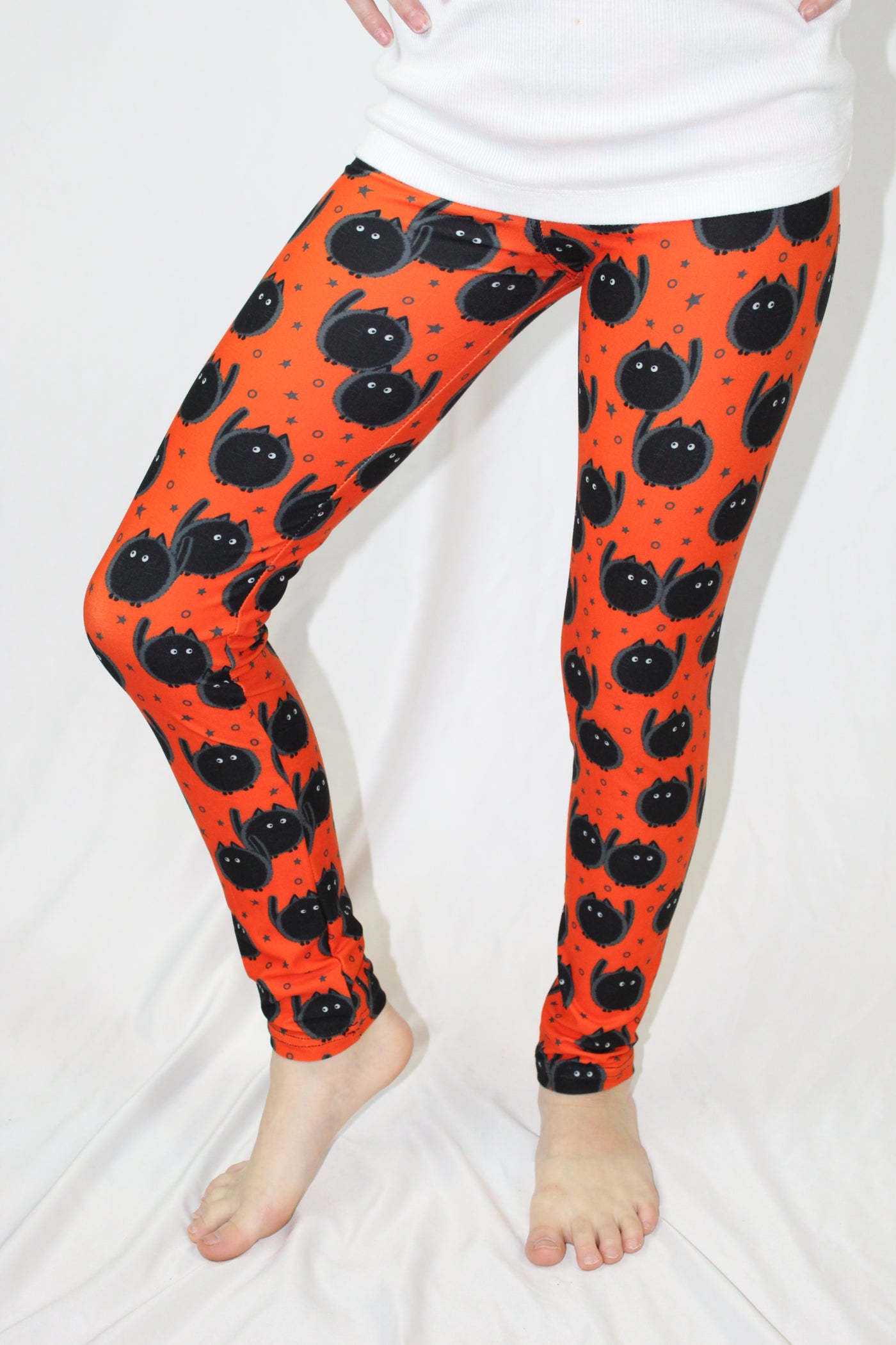 Scaredy Cat - Girls Leggings – Apple Girl Boutique