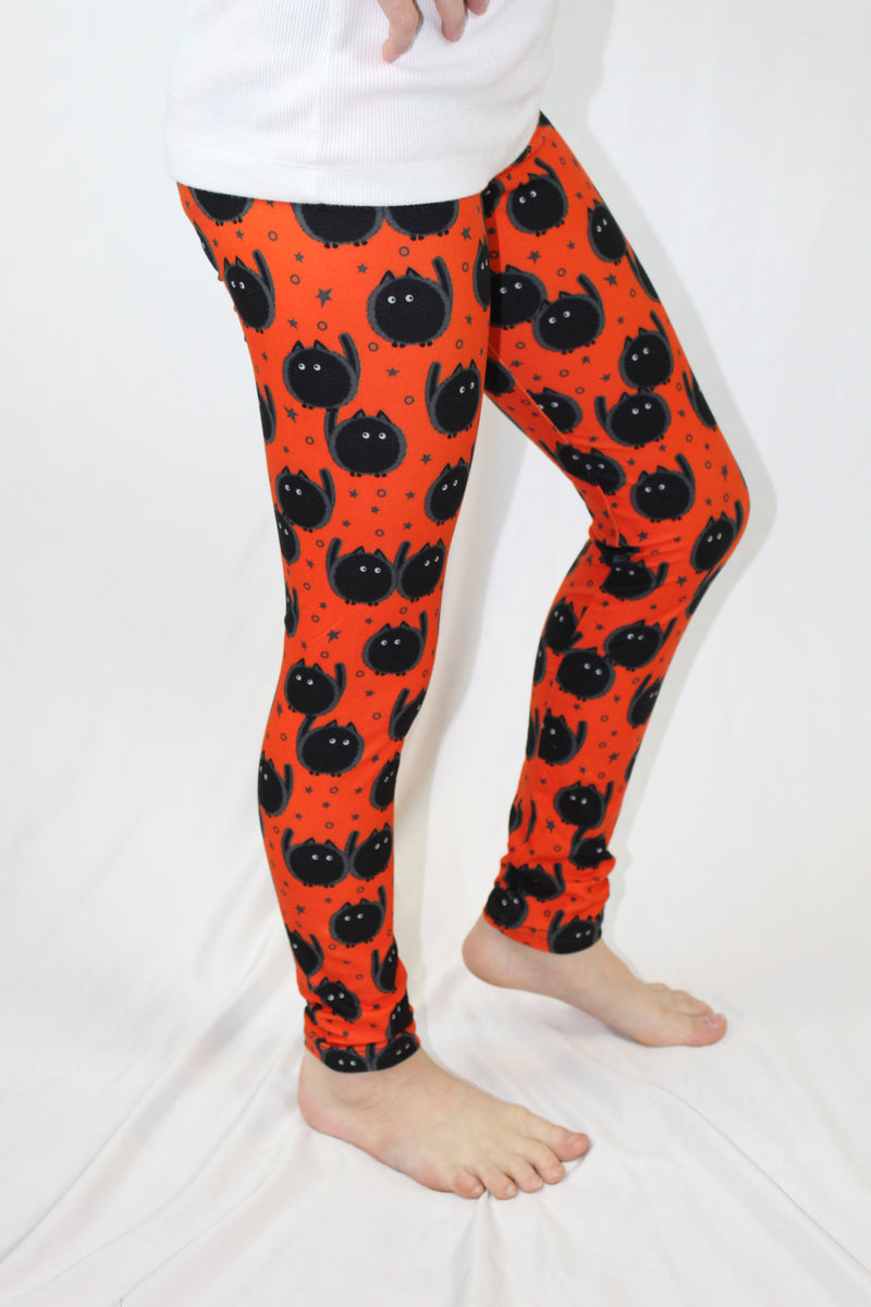 Scaredy Cat - Girls Leggings – Apple Girl Boutique