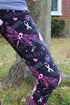 Fight Like a Warrior - Girls Breast Cancer Awareness Leggings