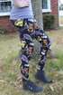 Superhero Fighter - Childhood Cancer Awareness Leggings Women's