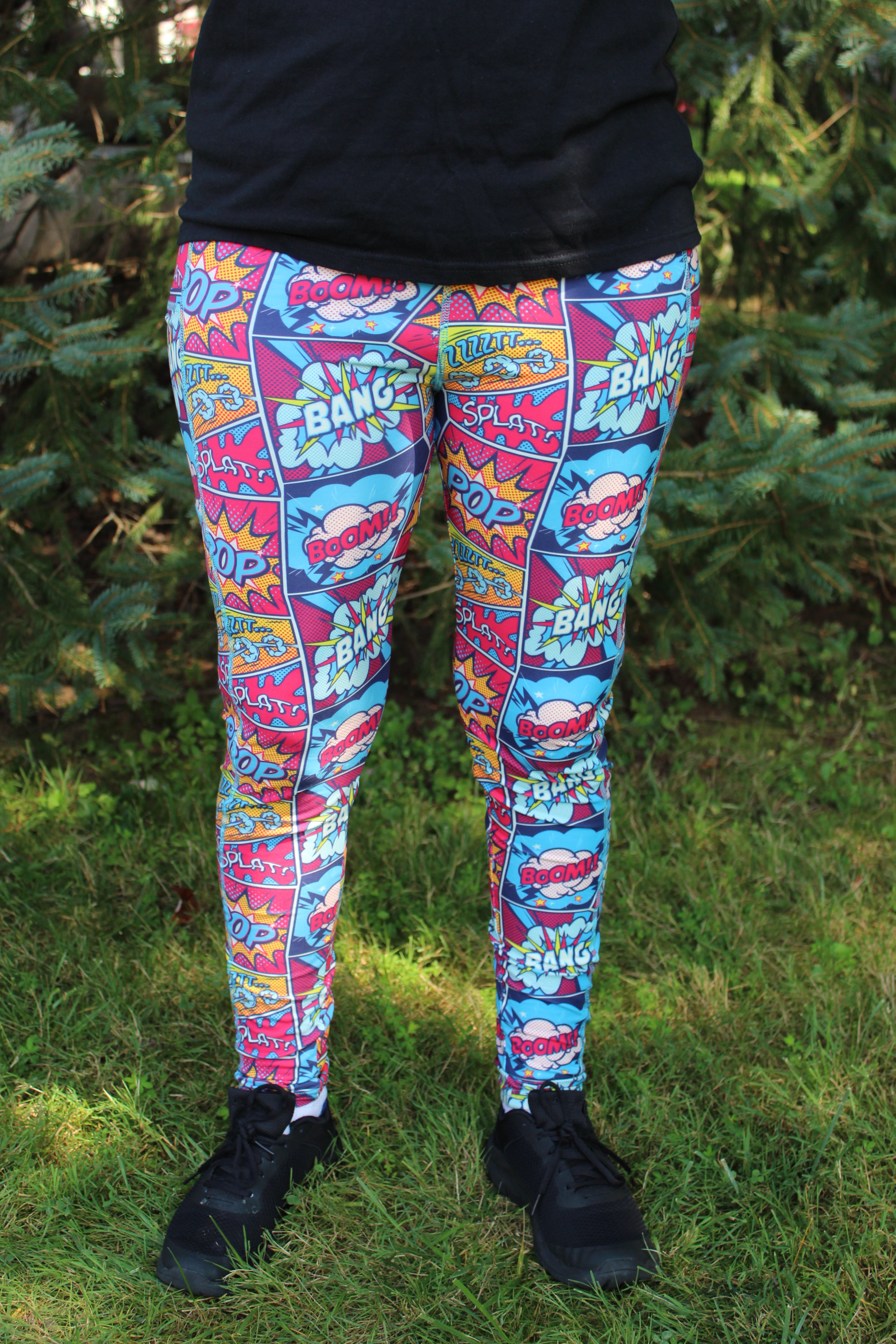Crime Fighter- Women's Plus TC Size Leggings