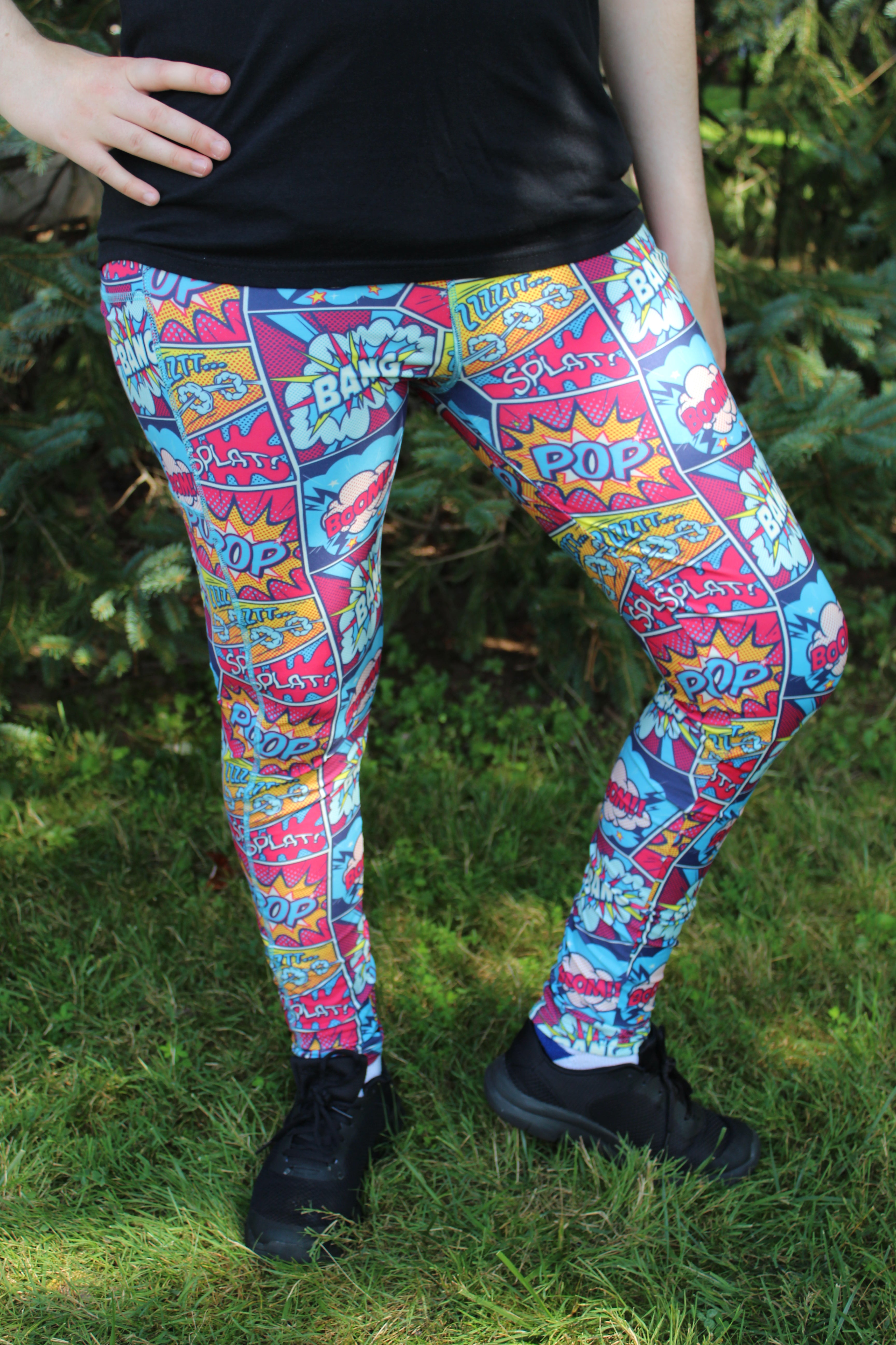 Crime Fighter- Women's Extra Plus TC Size Leggings