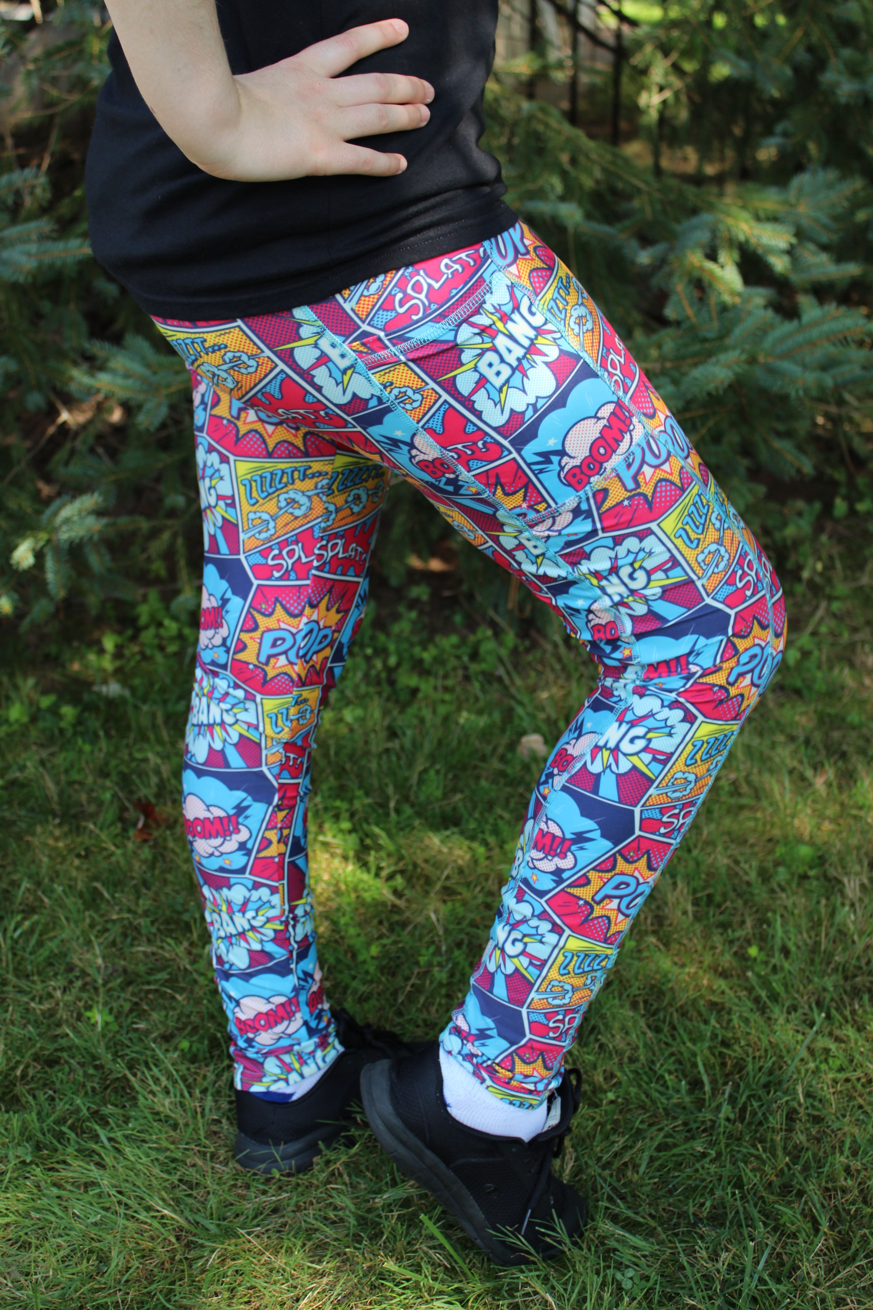 Crime Fighter- Women's Extra Plus TC Size Leggings