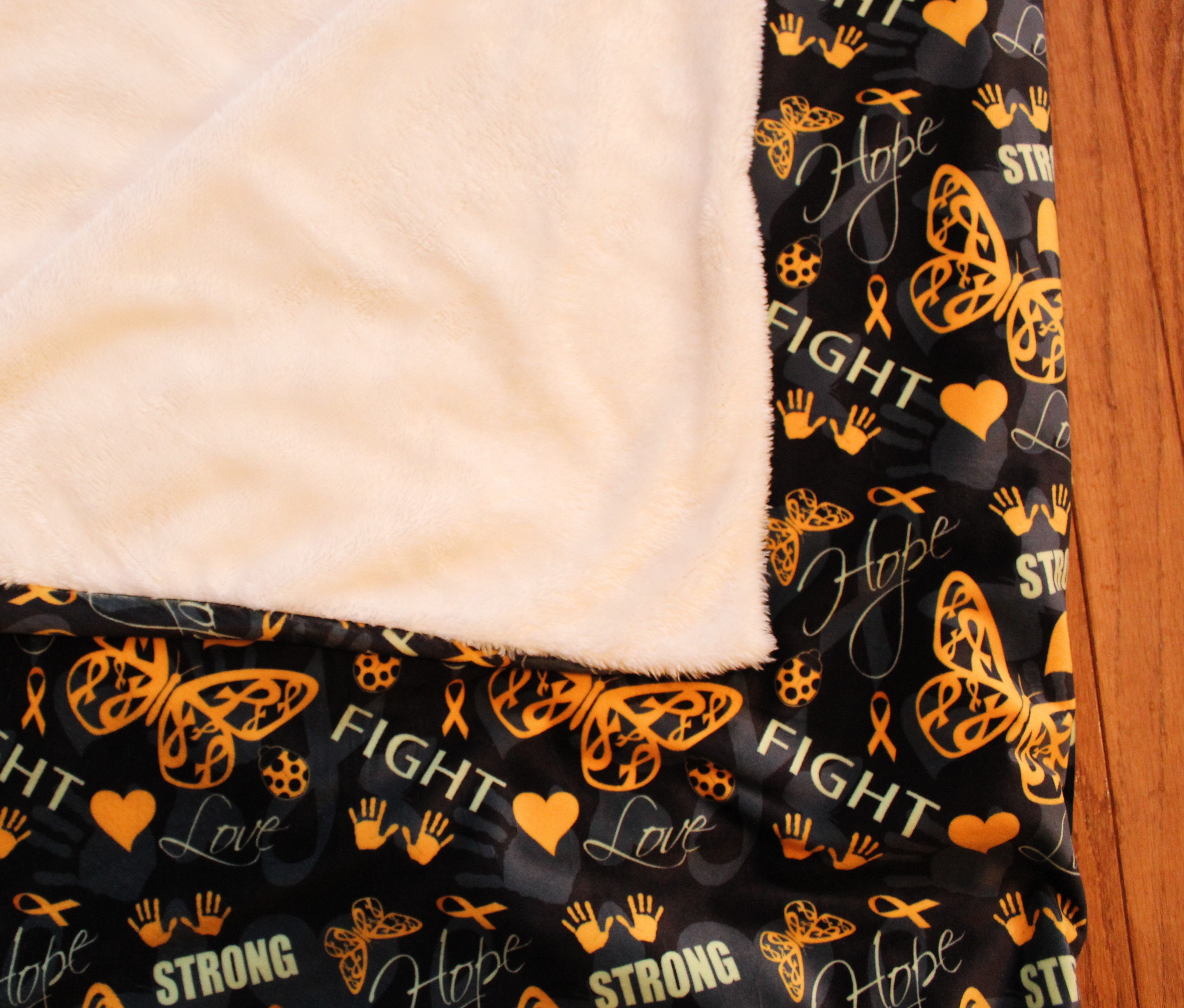 Flying Towards a Cure Throw Blanket