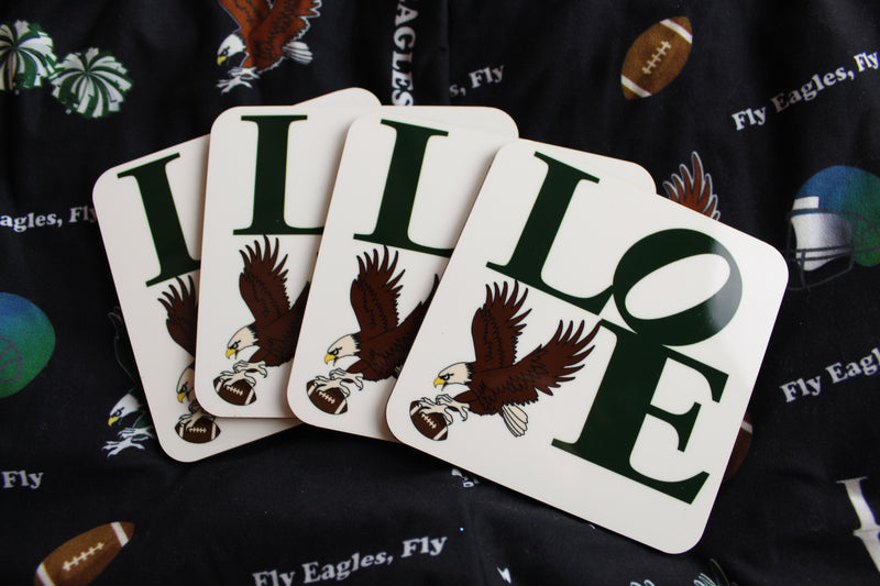 Eagles Love Coaster Set