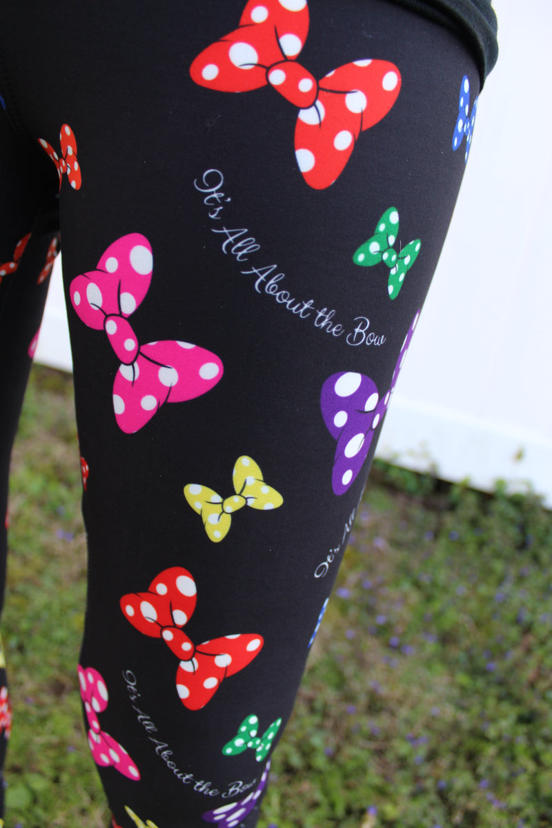 It's All About the Bow Leggings- Women's