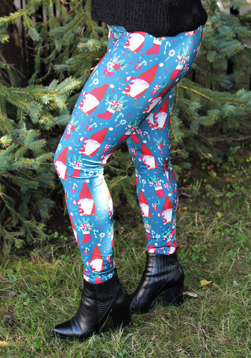 I'll Be Gnome for Christmas - Women's Plus TC Size Leggings