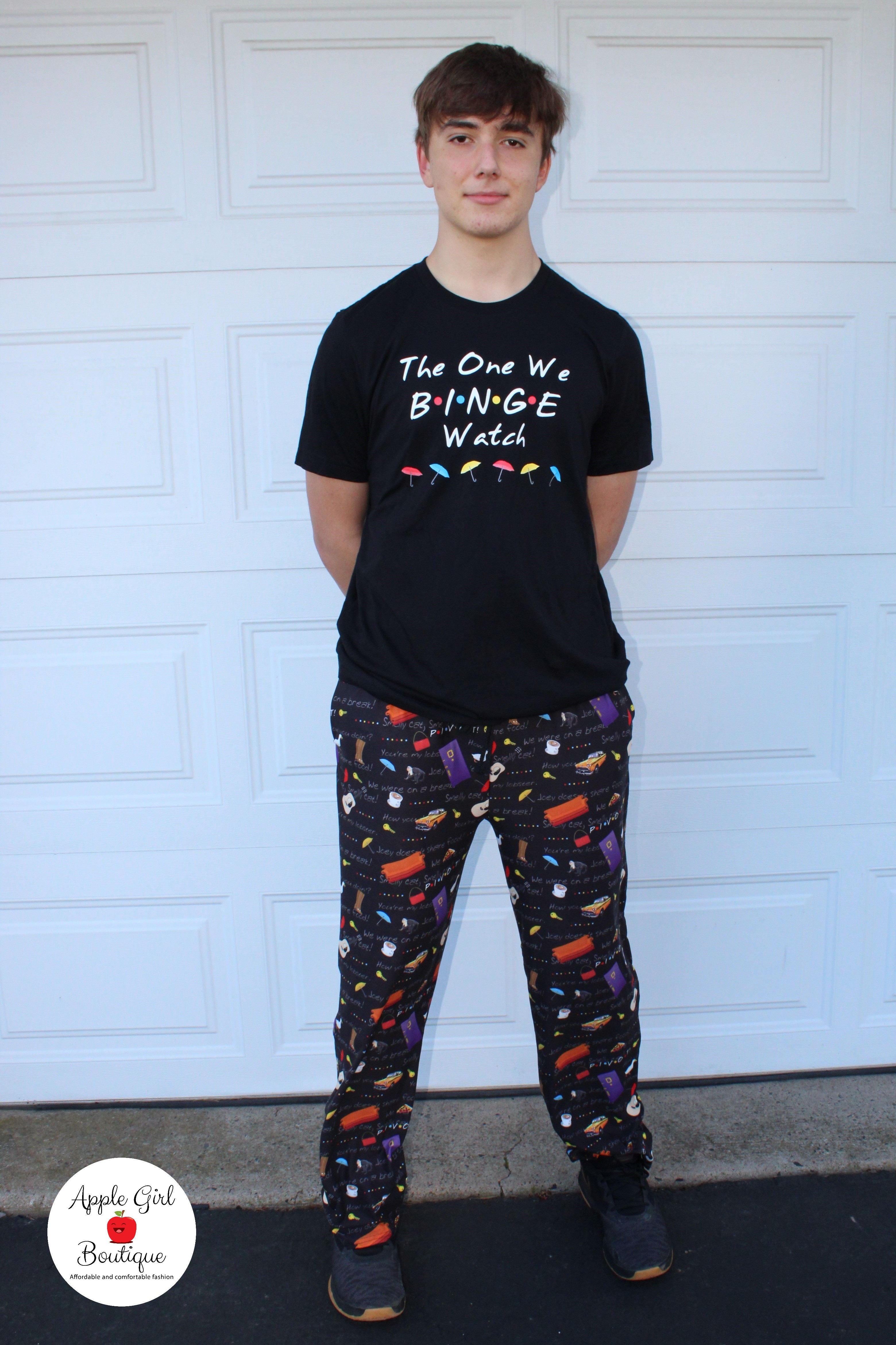 The One We Binge Watch Unisex Tee in Black
