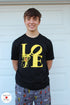 I Love Cobra Karate Unisex Tee in Black