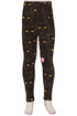 Girls Halloween Cat Leggings - Apple Girl Boutique