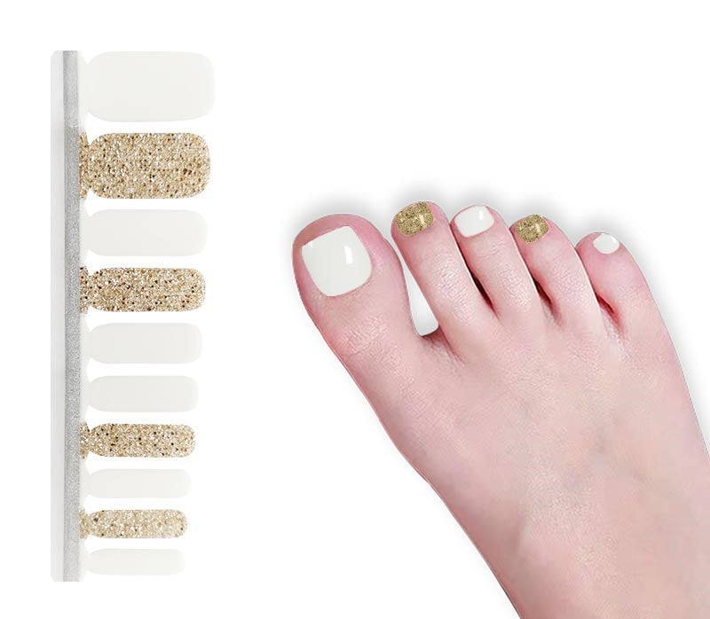 Simple but Charming - Toenail Strips
