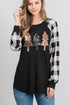 The Merry  - Women's Top in Black/White