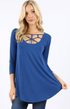 The Marci - Women's Top in Sapphire