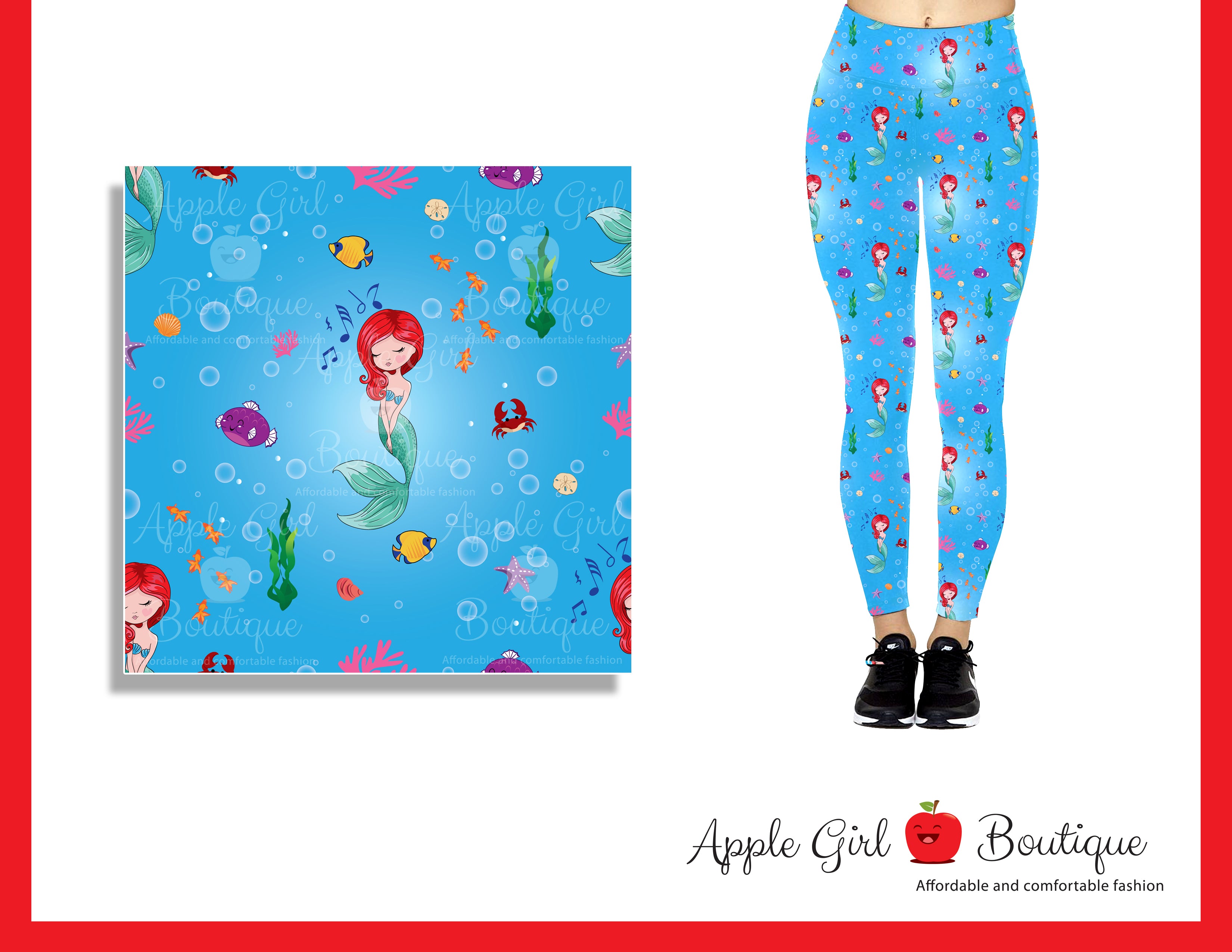 Ocean Princess Leggings - Women's