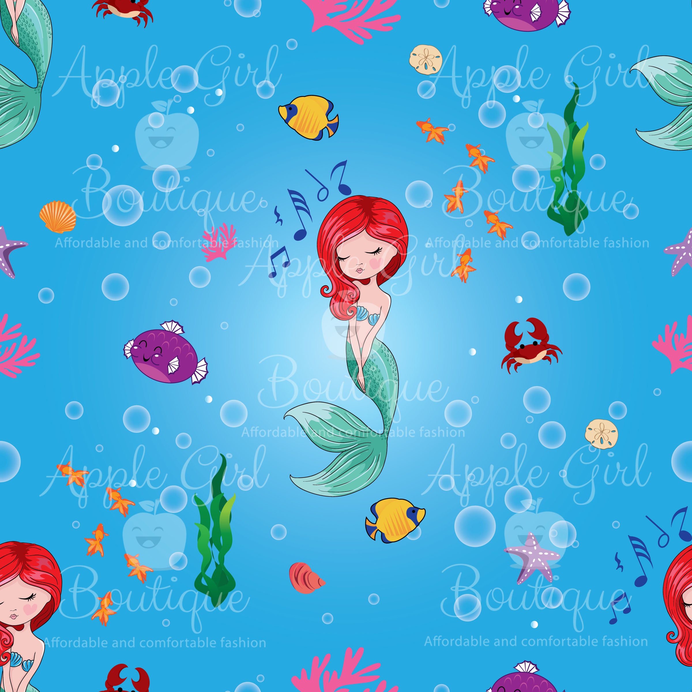 Ocean Princess Capris- Girls