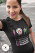 I Love Mummers Crew Neck Tee in Black - Unisex Adult