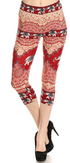 Women's Plus Size Red Elephant Capris - Apple Girl Boutique