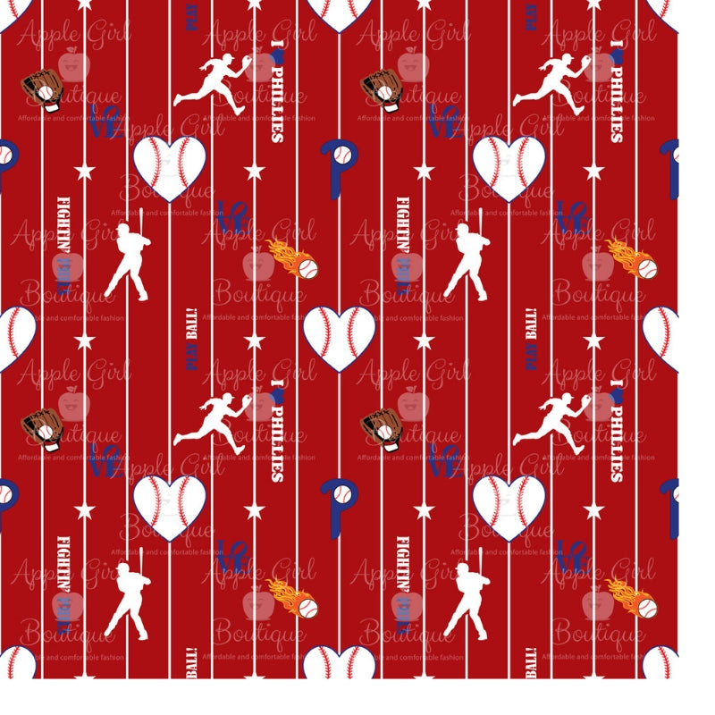 Phillies Have My Heart Capris - Girls Leggings