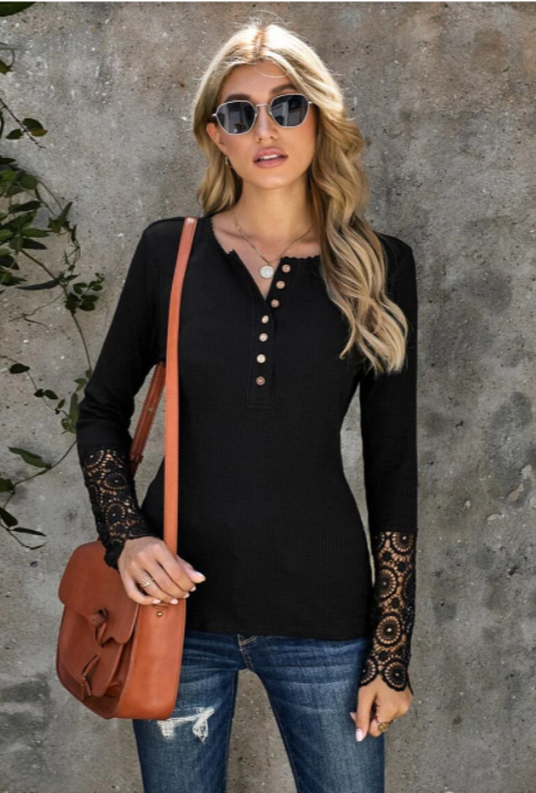 The Ronnie - Women's Top in Black