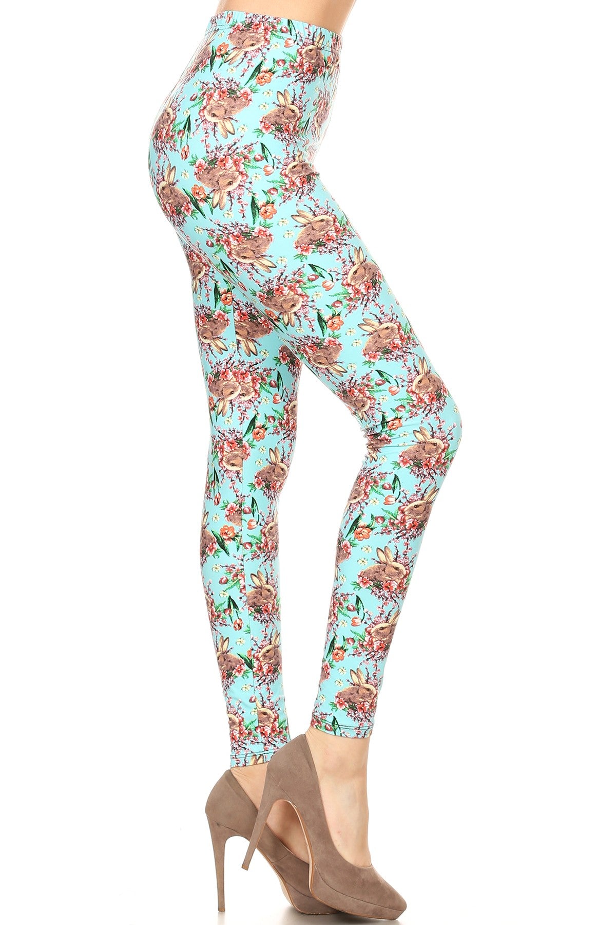Hoppy Spring - Women's Plus Size Leggings
