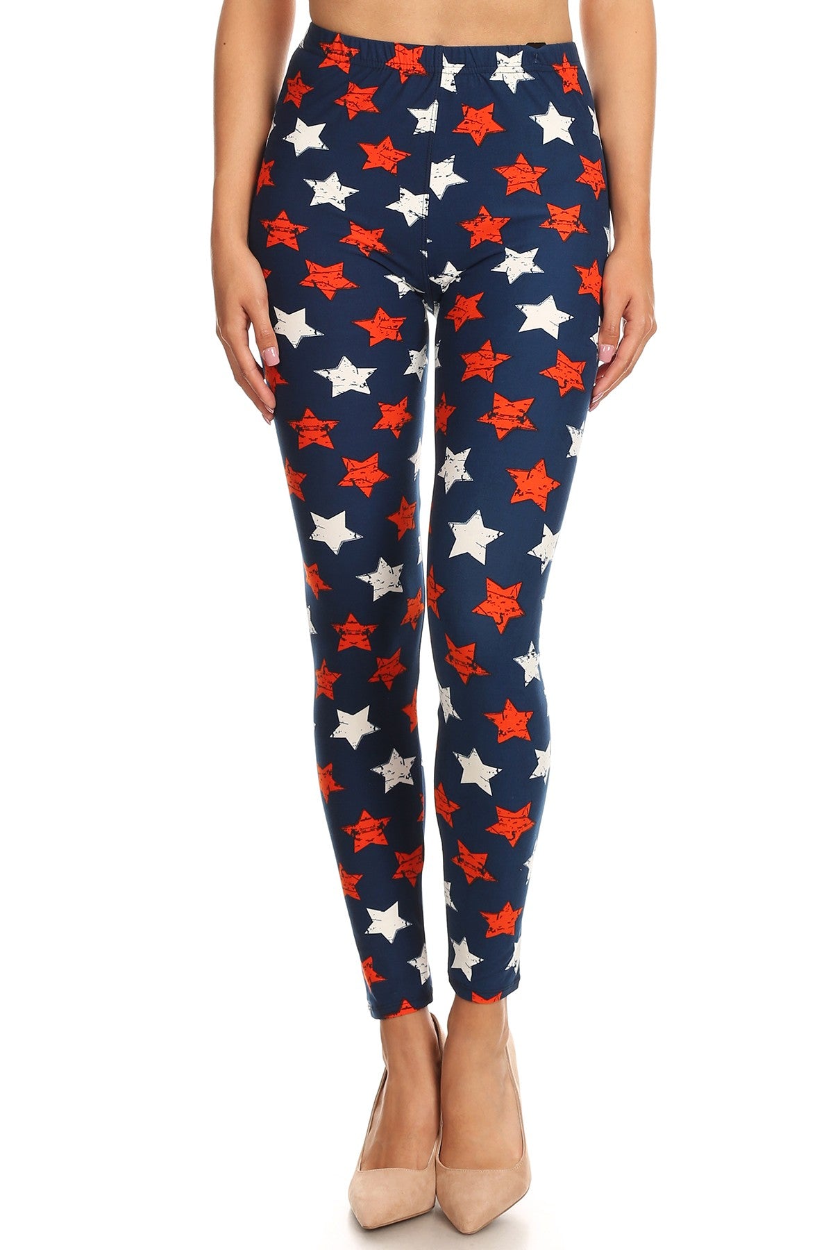 Star Glory - Women's Plus Size Leggings