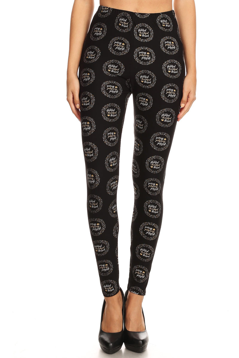 Give Thanks - Women's Plus Size 3X-5X Leggings