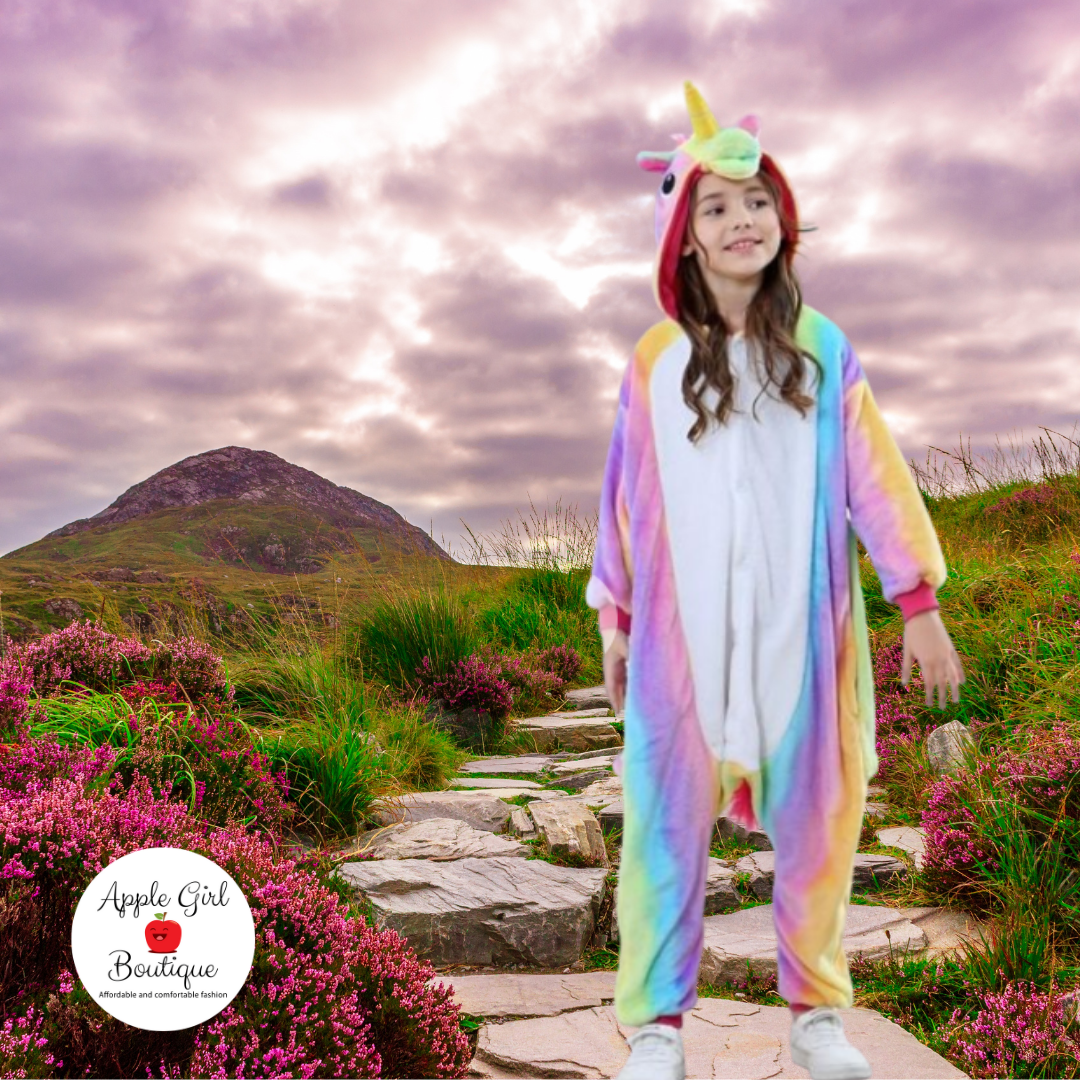 Unicorn 2024 onesie rainbow