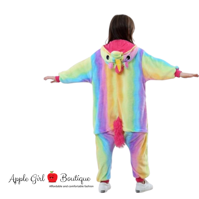 Rainbow Unicorn Onesie Kids Pajama - Unisex Pajama