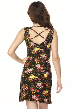 The Ashley - Women's Floral Printed Mini Dress