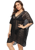 The Nikki  - Women's Beach Cover Up in Black