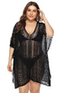 The Nikki  - Women's Beach Cover Up in Black