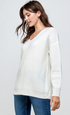 The Becky - Women's Sweater in Ivory