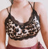 Leopard Lace Trimmed Bralette