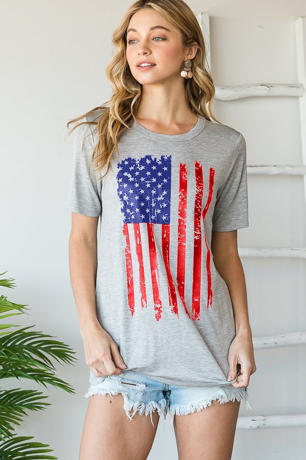 The Britannia - Women's Top in Heather Gray