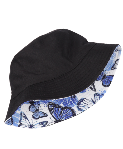 Butterfly Reversible Bucket Hat