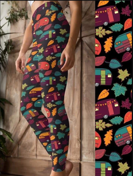 Hidden Campsite - Women's One Size Leggings