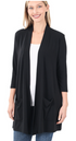 The Celeste - Women's Cardigan in Black
