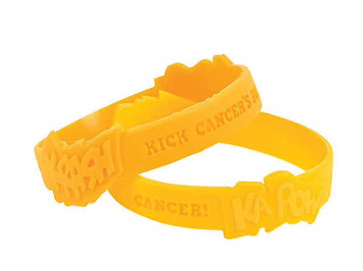 Childhood Cancer Awareness Rubber Bracelets
