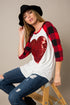 The Dixie with Sequined Heart - Women's Top