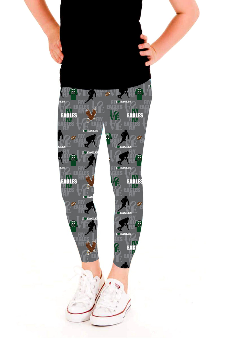 Eagles Blitz Leggings- Girls