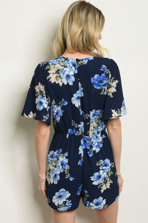 The Ashley - Women's Floral Romper