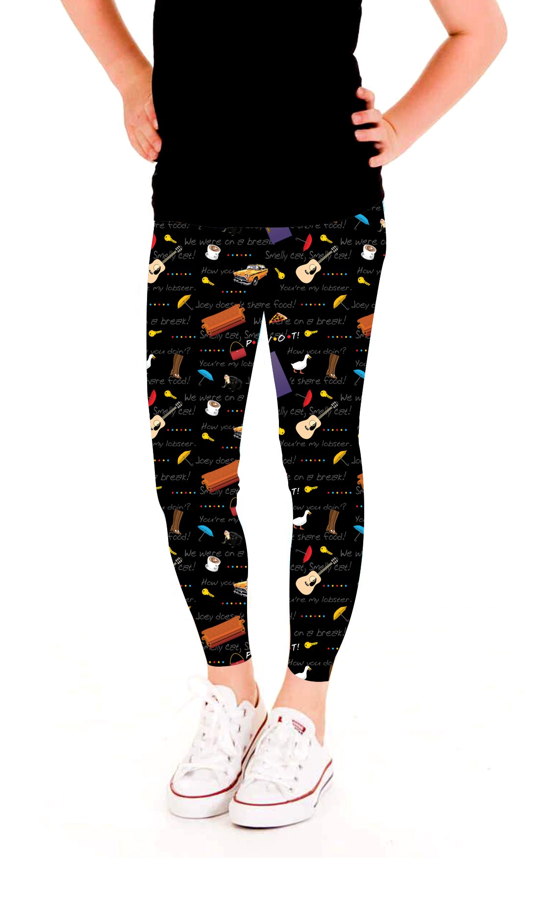 The One We Binge Watch - Girls Leggings