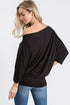 The Hanna - Women's Plus Size Top in Black