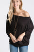 The Hanna - Women's Plus Size Top in Black
