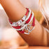 Heart Rope Chain Layered Bracelet