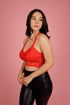 Juliette Red Lace Detail Bralette
